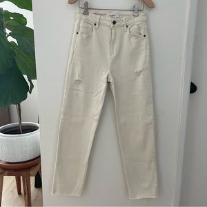 Carly Jean Chrissy Jeans Sea Salt